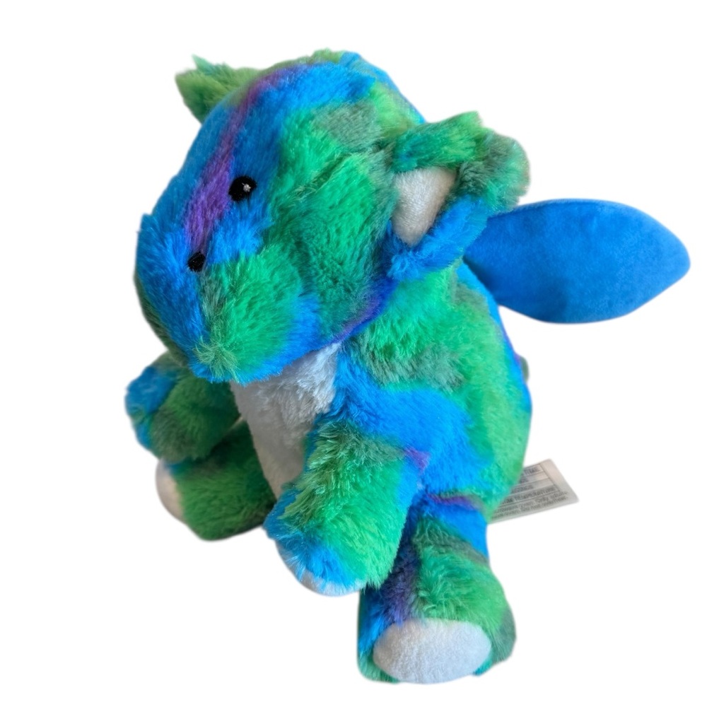 Warmies Baby Dragon Blue Green Purple Stuffed Animal